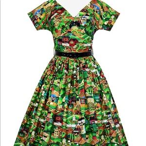 Bernie Dexter Victoria dress in Heartland print XS